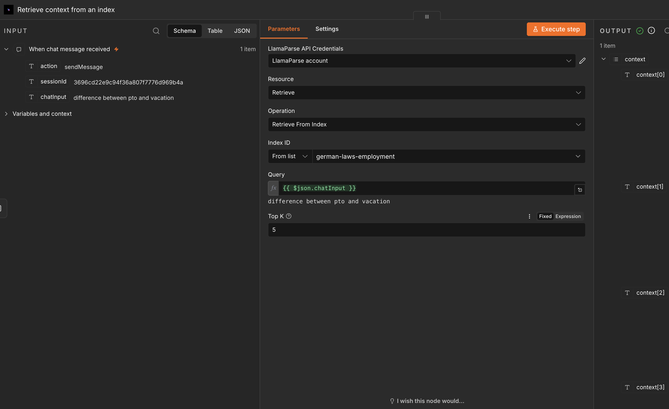LlamaCloud Index Setup